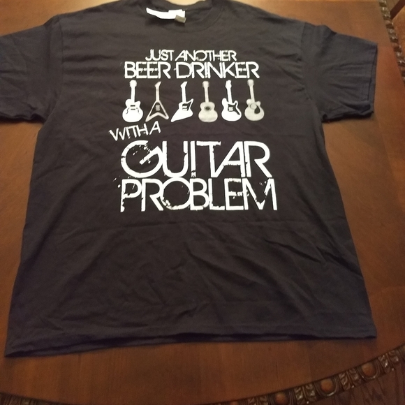 Gildan Other - Guitar Problem Tee 🎸🍺🎸🍺 NWT